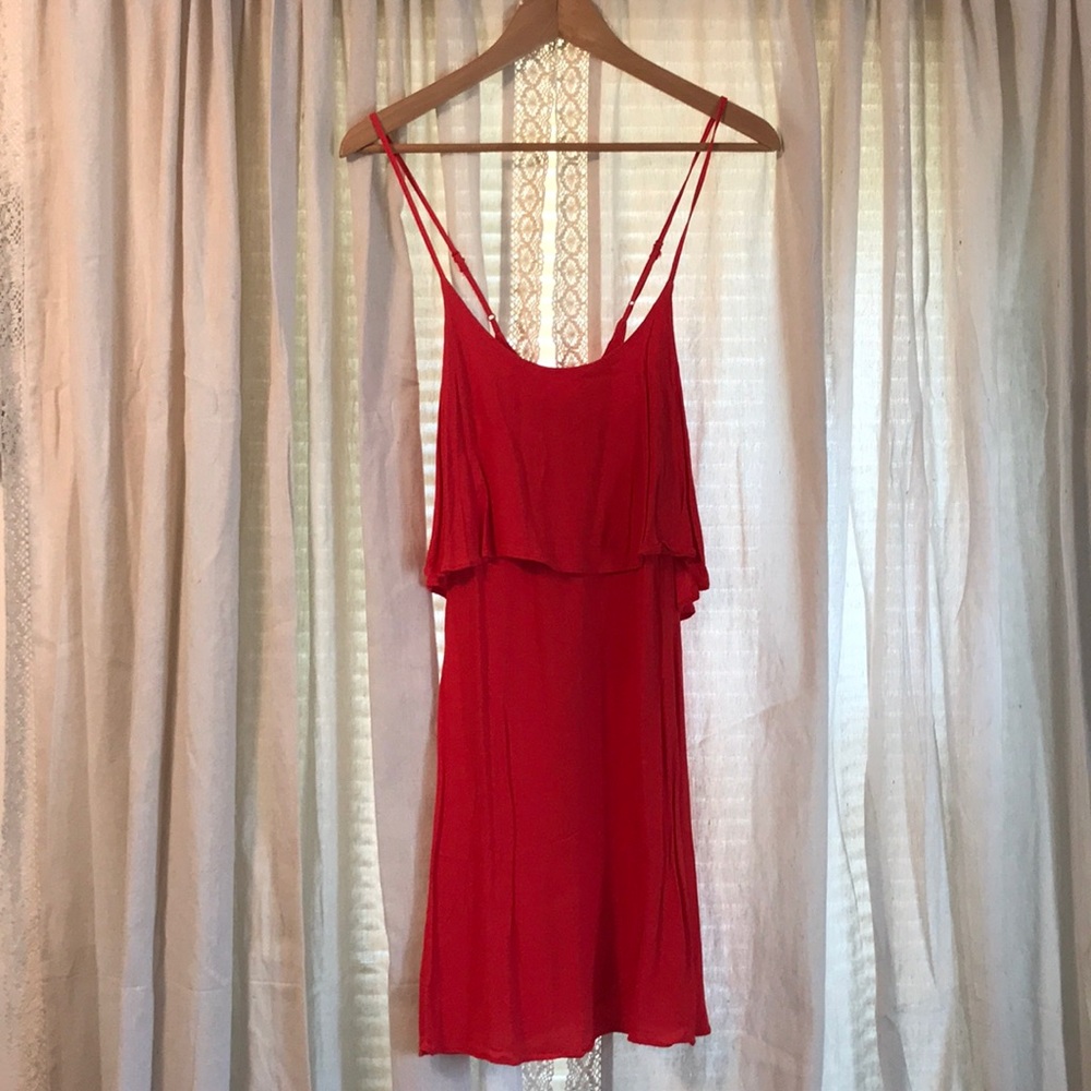 Brand new tangerine flow dress